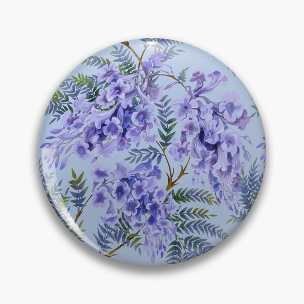 Item preview, Jacaranda tree with flowers and leaves. Seamless pattern designed and sold by fairytaleprints.