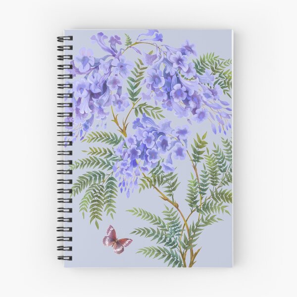 Item preview, Jacaranda tree with flowers and leaves designed and sold by fairytaleprints.