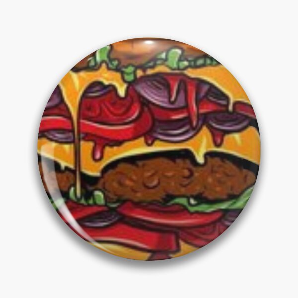 Item preview, Burger Time (black background) designed and sold by ZODSTER.