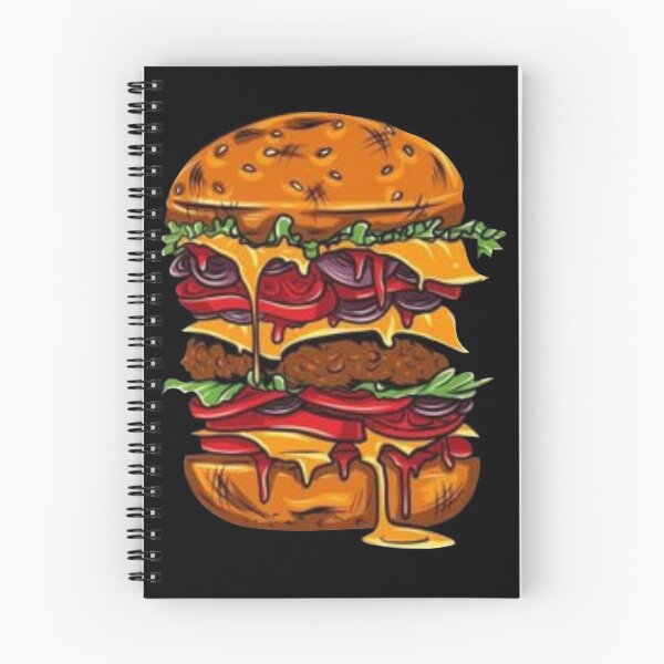 Item preview, Burger Time (black background) designed and sold by ZODSTER.