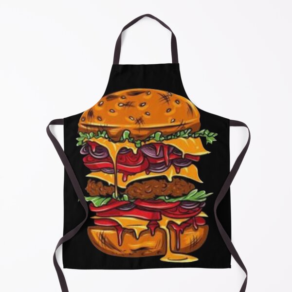 Item preview, Burger Time (black background) designed and sold by ZODSTER.