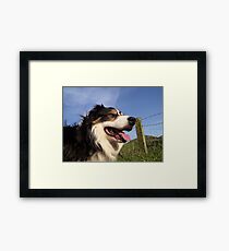 The Love of a Dog. Framed Print