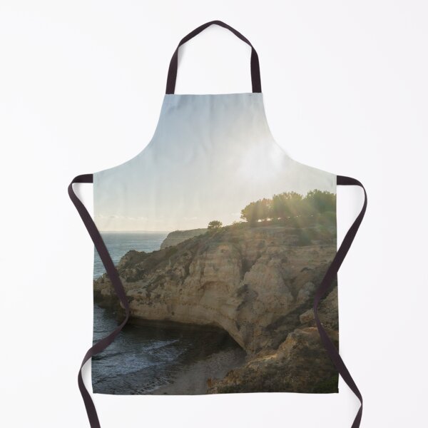 Item preview, Algarvian Gold Coast Sunset - Praia do Paraíso Beach at Carvoeiro Portugal designed and sold by Georgia Mizuleva.
