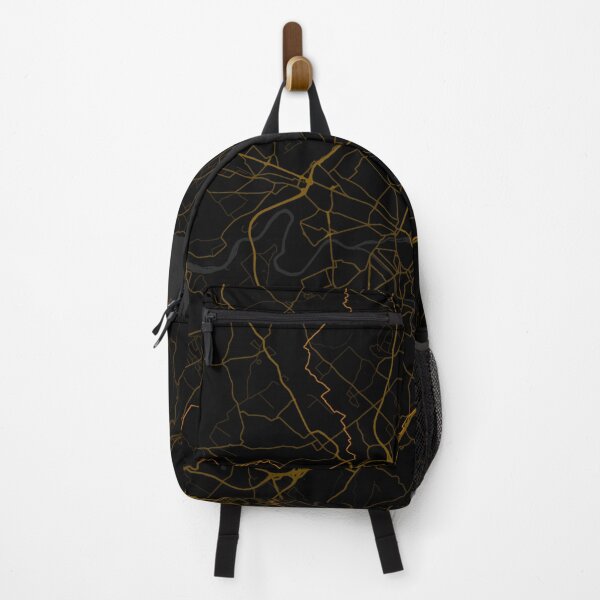 Item preview, Geneva City Map in Black and Gold designed and sold by EzbieArt.