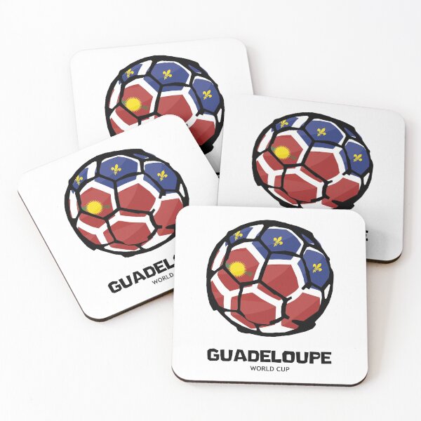 Item preview, Guadeloupe Football Country Flag designed and sold by KewaleeTee.