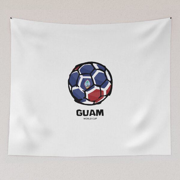 Item preview, Guam Football Country Flag designed and sold by KewaleeTee.