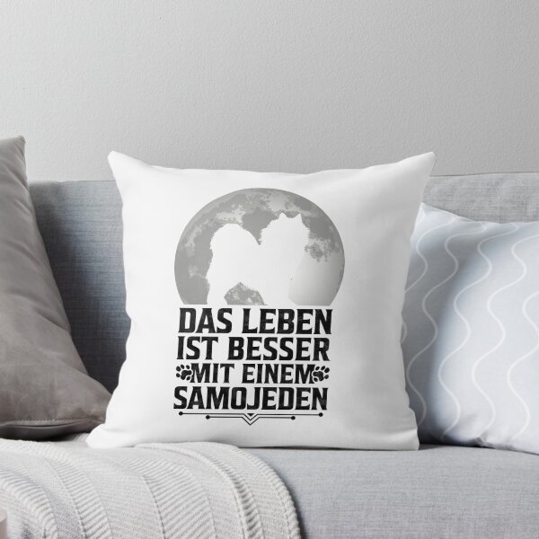 Item preview, Life is better with Samoyed sled dog saying designed and sold by madgrfx.