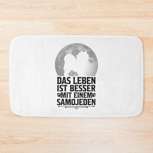 Item preview, Life is better with Samoyed sled dog saying designed and sold by madgrfx.