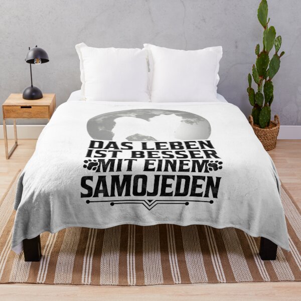 Item preview, Life is better with Samoyed sled dog saying designed and sold by madgrfx.