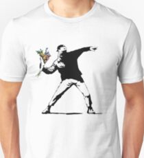 Banksy Flowers Unisex T-Shirt