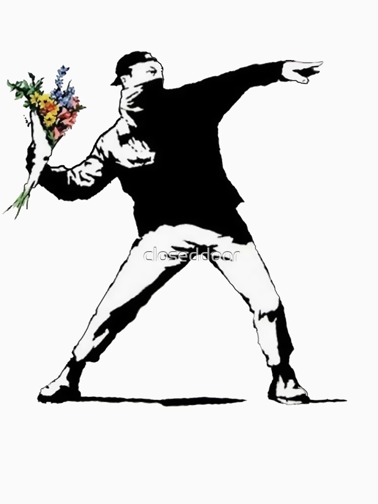 Banksy Flowers by closeddoor