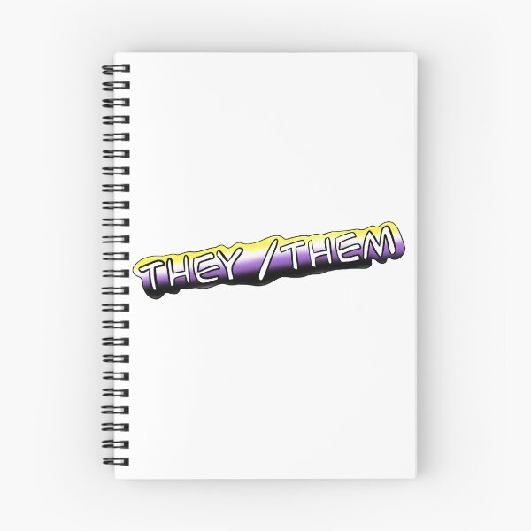 Item preview, They/them pronouns  designed and sold by faolansforge.