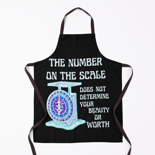 Item preview, The number on the scale does not determine your beauty or worth designed and sold by DesignsofNote.