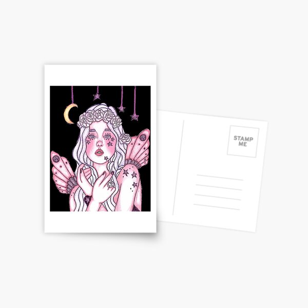Among The Stars Angel Postcard