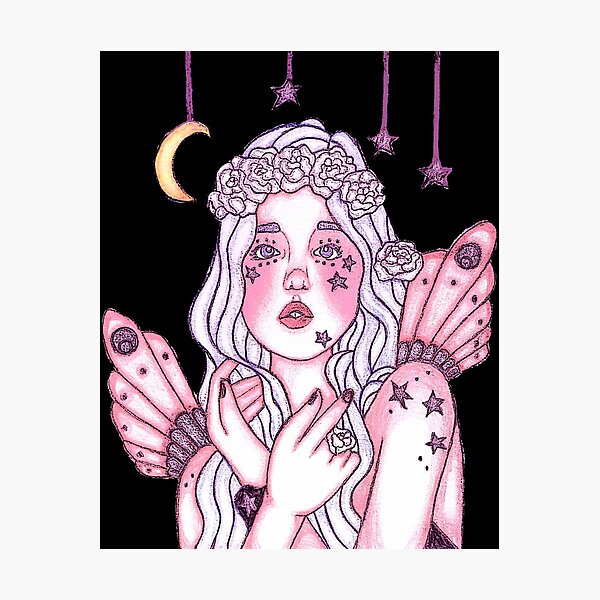 Among The Stars Angel Photographic Print