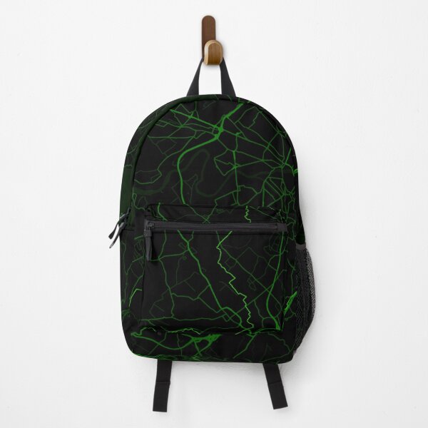 Item preview, Geneva City Map in Black and neon green designed and sold by EzbieArt.