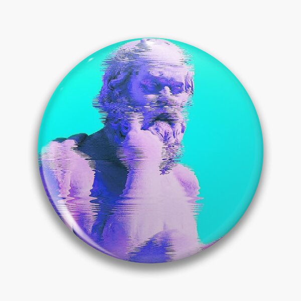 Item preview, Greek Statue Socrates Glitch Art designed and sold by glitchhub.
