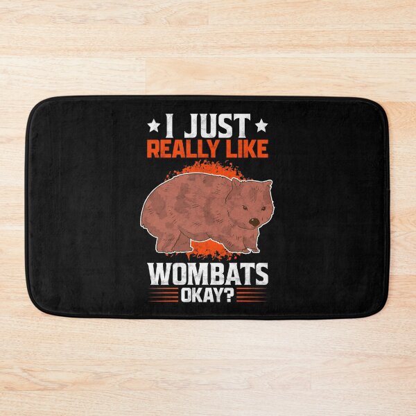 Item preview, I like wombat marsupial Australia saying designed and sold by madgrfx.