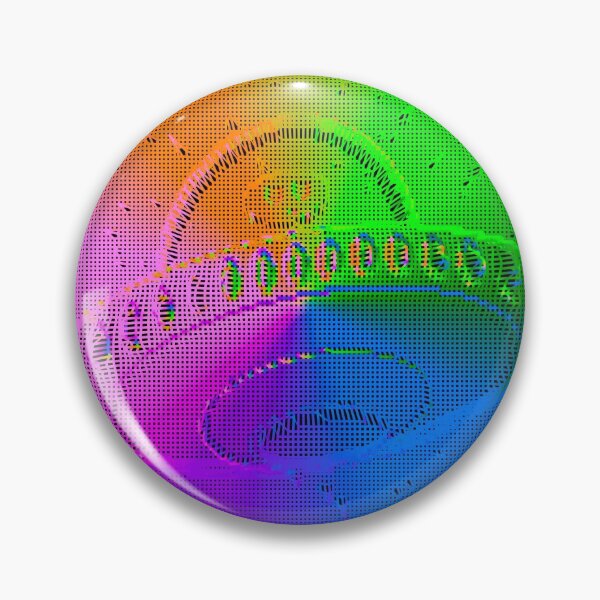 Item preview, Aesthetic Rainbow Alien and UFO Glitch - Rainbow Colors- Cartoon designed and sold by Cosmic-Ferret.