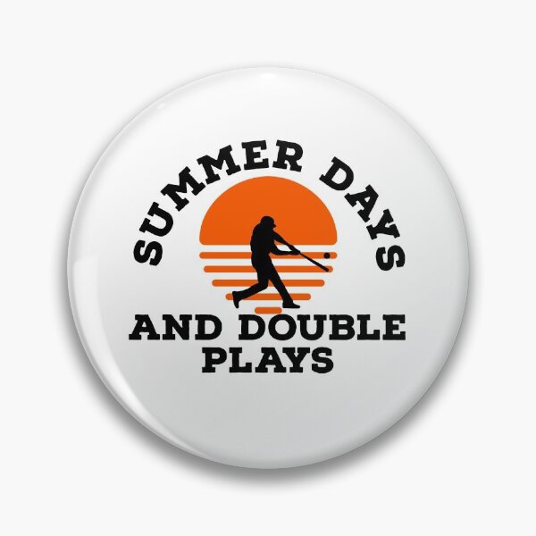 Item preview, Summer Days and Double plays - Baseball  designed and sold by Niiyoon's Designs.