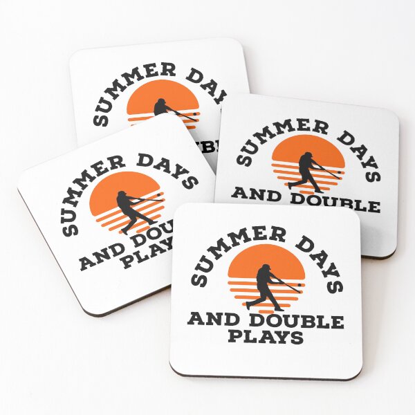 Item preview, Summer Days and Double plays - Baseball  designed and sold by Niiyoon's Designs.