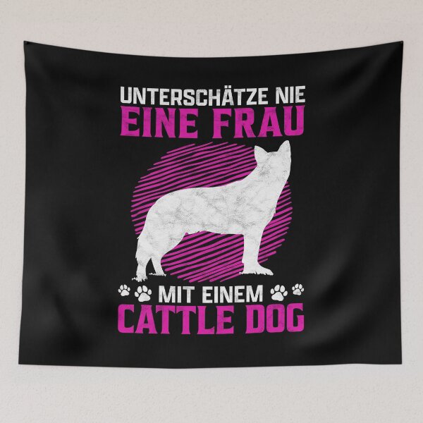 Item preview, Woman with Australian Cattle Dog Sheepdog gift designed and sold by madgrfx.
