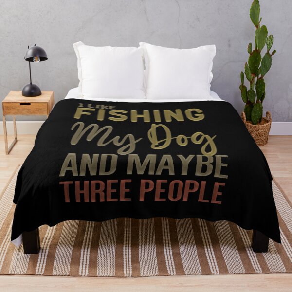 Item preview, I Like Fishing My Dog And Maybe Three People designed and sold by ZAstore.
