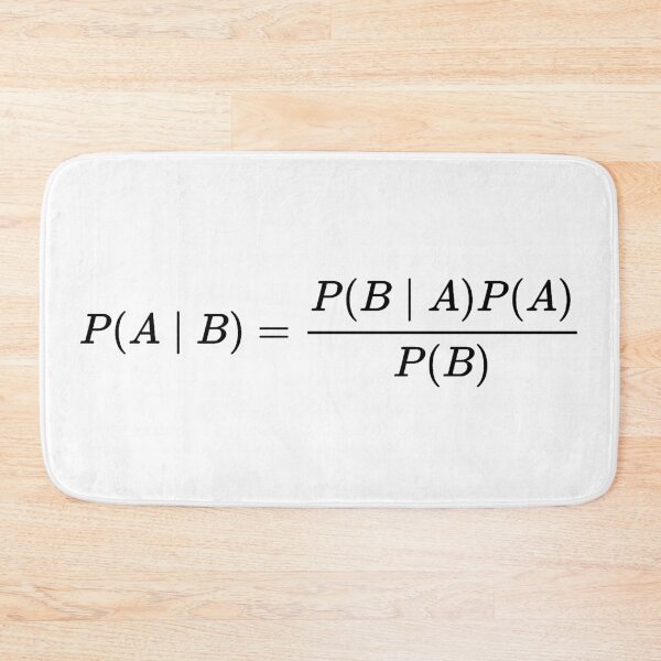 Item preview, bayes theorem of probability theory, math and science designed and sold by NoetherSym.