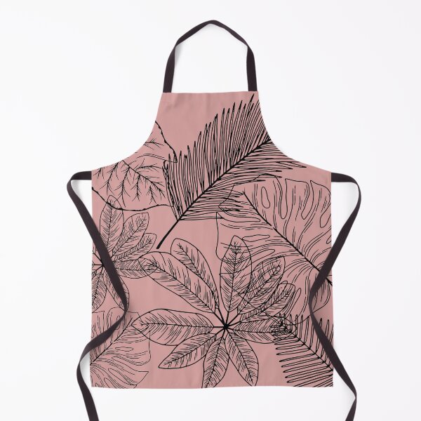 Item preview, Black Tropical Leaves Pattern designed and sold by EvelinePatterns.
