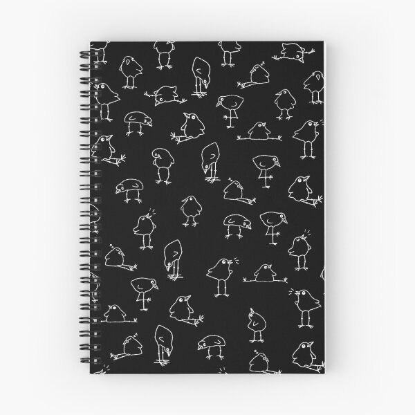 Item preview, Black and white bird pattern designed and sold by gortworstm.