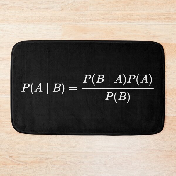 Item preview, bayes theorem of probability theory, math and science designed and sold by NoetherSym.