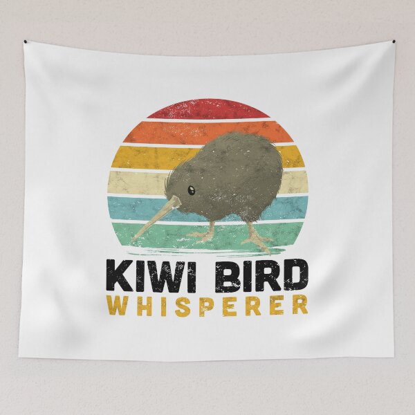 Item preview, Kiwi bird whisperer snipe bouquet saying designed and sold by madgrfx.