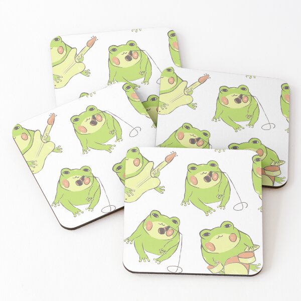 Item preview, Pattern of frog with music instruments designed and sold by darkmoonlight-.