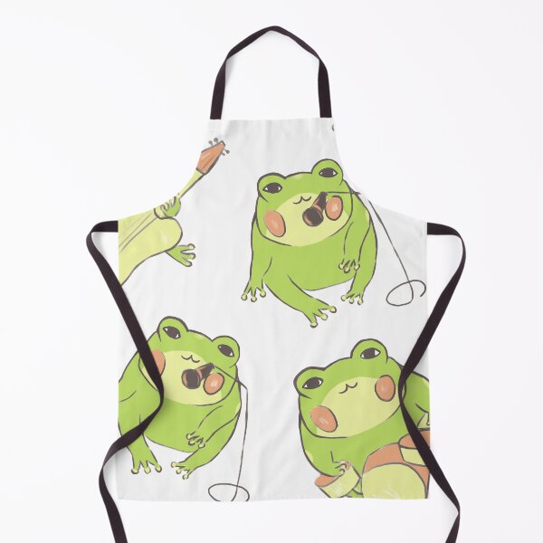 Item preview, Pattern of frog with music instruments designed and sold by darkmoonlight-.