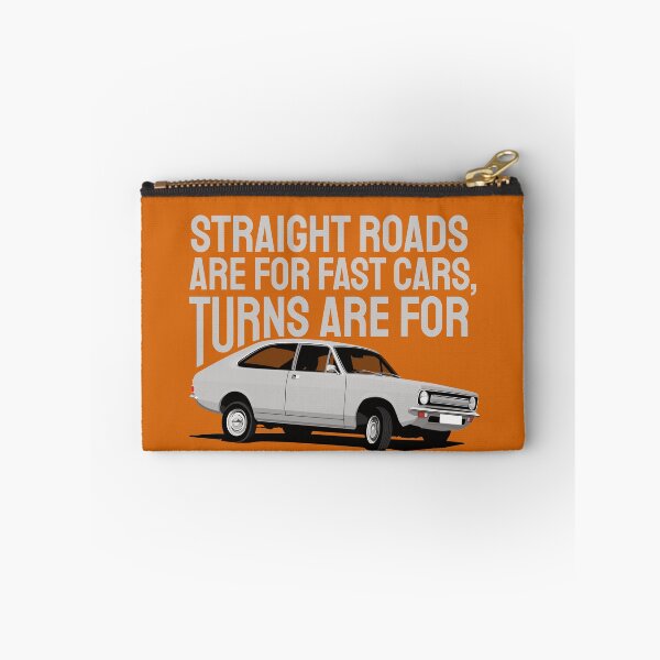 Item preview, Straight roads are for fast cars, turns are for Morris Marina - grey designed and sold by knappidesign.