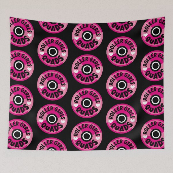 Item preview, Roller Girls Love Quads - Pink designed and sold by VicEllisArt.