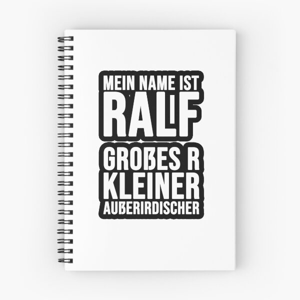 Item preview, My name is Ralf, big R little alien designed and sold by TopsellerShirts.