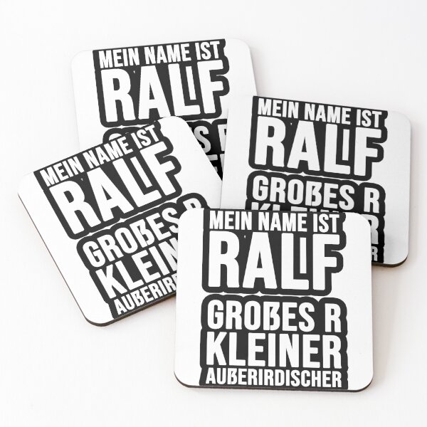 Item preview, My name is Ralf, big R little alien designed and sold by TopsellerShirts.