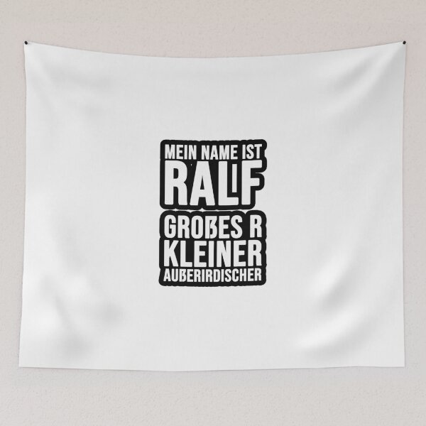 Item preview, My name is Ralf, big R little alien designed and sold by TopsellerShirts.