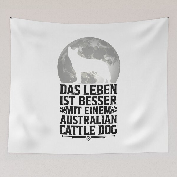 Item preview, Life with Australian Cattle Dog Sheepdog saying designed and sold by madgrfx.