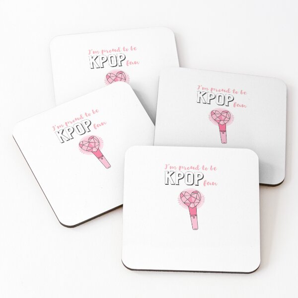 Item preview, Proud Kpop fan! kawaii pink kpop lightstick designed and sold by GLwithUs.