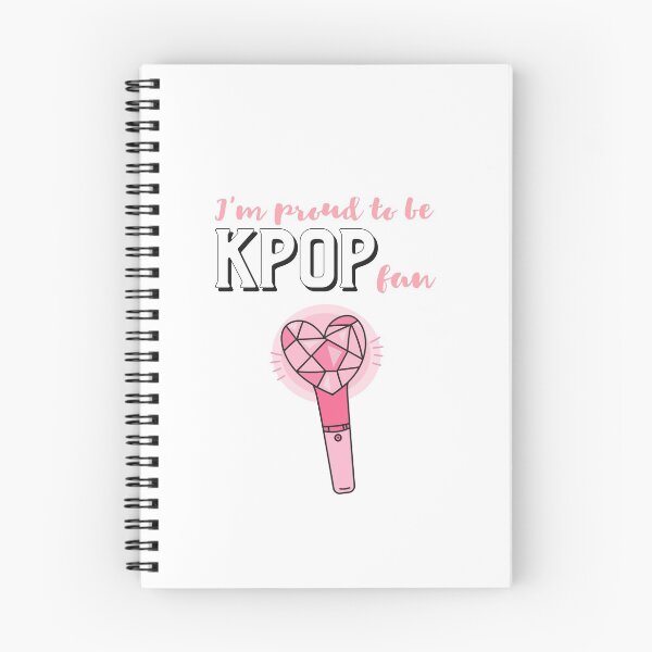 Item preview, Proud Kpop fan! kawaii pink kpop lightstick designed and sold by GLwithUs.