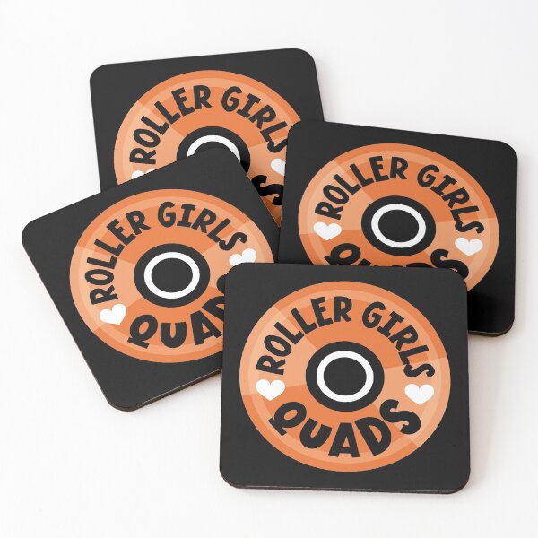 Item preview, Roller Girls Love Quads - Orange designed and sold by VicEllisArt.