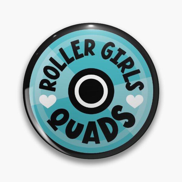 Item preview, Roller Girls Love Quads - Blue designed and sold by VicEllisArt.
