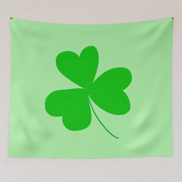 Item preview, Cartoon Shamrock (Three-Leaf Clover) - Irish - Happy St. Patrick’s Day  designed and sold by Cosmic-Ferret.