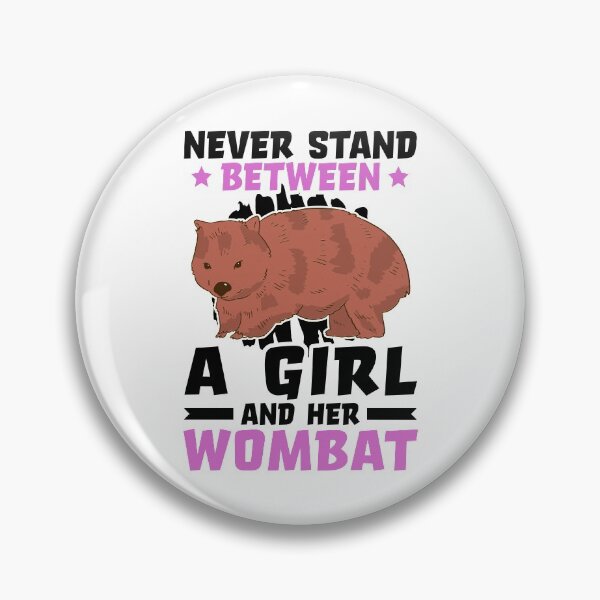 Artikelvorschau, Mädchen mit Wombat Beuteltier Australien Geschenk entworfen und verkauft von madgrfx.
