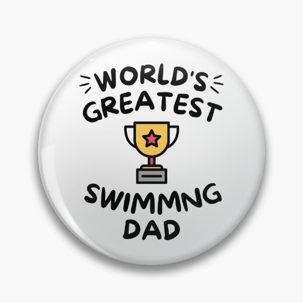 Item preview, World's greatest swimming dad designed and sold by TheGreenGoat.
