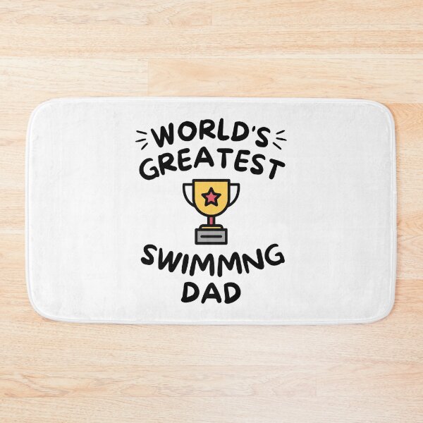 Item preview, World's greatest swimming dad designed and sold by TheGreenGoat.