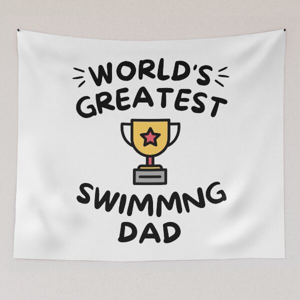 Item preview, World's greatest swimming dad designed and sold by TheGreenGoat.