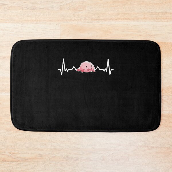 Item preview, Blobfish heartbeat ugly fish humor gift designed and sold by madgrfx.